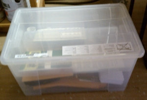 plastic bin