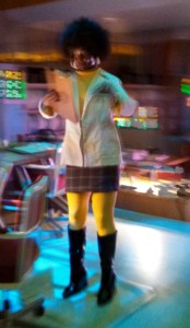 She's got it going on, both scientifically and fashion-wise.